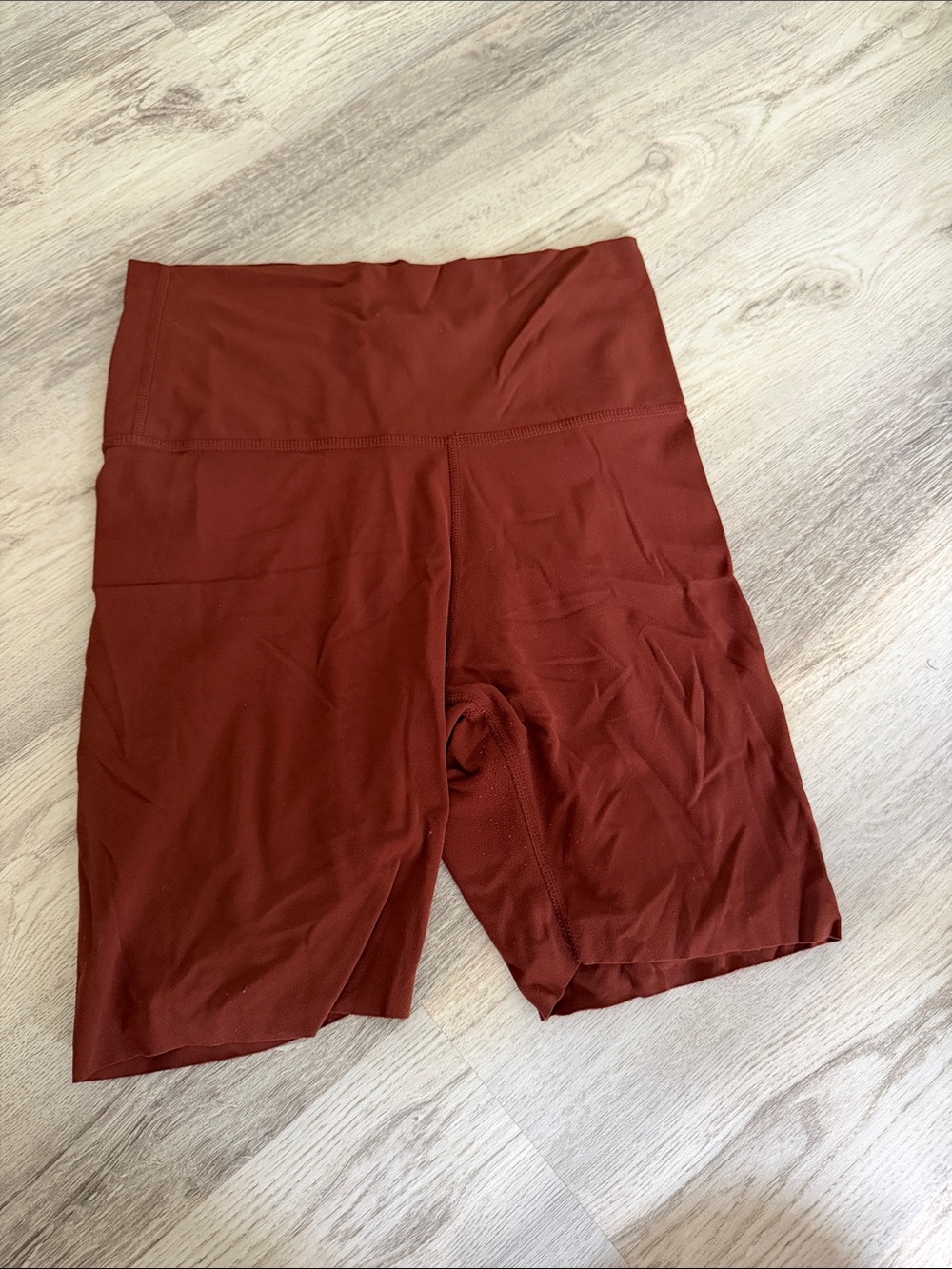 Nike High-Waist Rust Red Women’s Bike Shorts